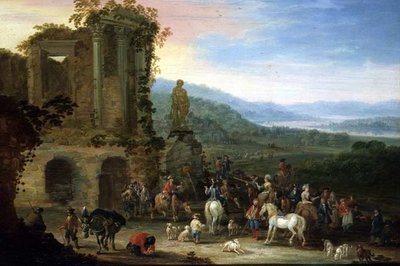 Vorbereitung auf die Jagd von Mathys Schoevaerdts